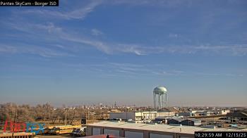 Weather camera view of Borger ISD.