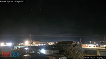 Weather camera view of Borger ISD.
