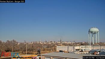 Weather camera view of Borger ISD.