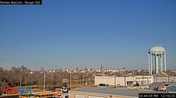 Weather camera view of Borger ISD.