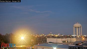 Weather camera view of Borger ISD.