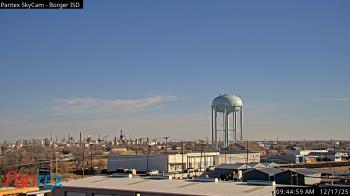 Weather camera view of Borger ISD.