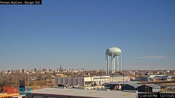 Weather camera view of Borger ISD.