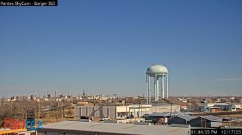 Weather camera view of Borger ISD.