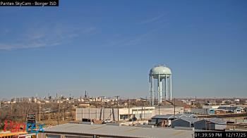 Weather camera view of Borger ISD.