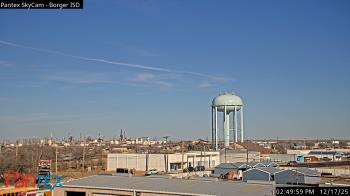 Weather camera view of Borger ISD.