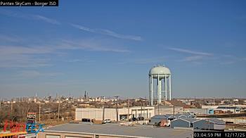 Weather camera view of Borger ISD.