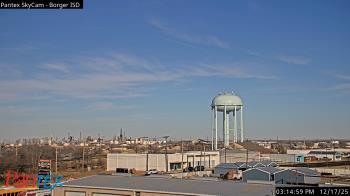 Weather camera view of Borger ISD.