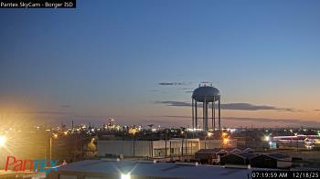 Weather camera view of Borger ISD.