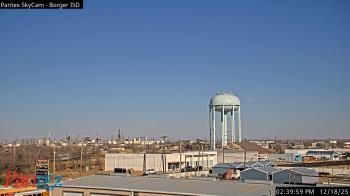 Weather camera view of Borger ISD.