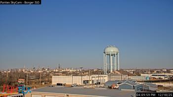 Weather camera view of Borger ISD.