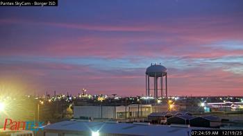 Weather camera view of Borger ISD.