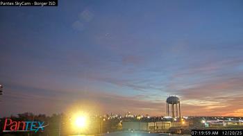 Weather camera view of Borger ISD.