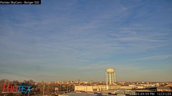 Weather camera view of Borger ISD.