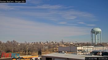 Weather camera view of Borger ISD.
