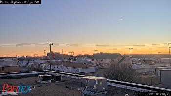 Weather camera view of Borger ISD.