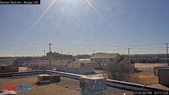 Weather camera view of Borger ISD.