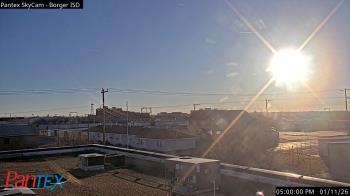 Weather camera view of Borger ISD.