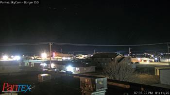 Weather camera view of Borger ISD.