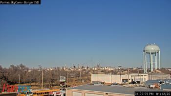 Weather camera view of Borger ISD.