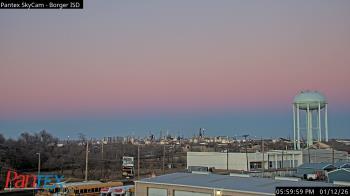 Weather camera view of Borger ISD.