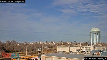 Weather camera view of Borger ISD.