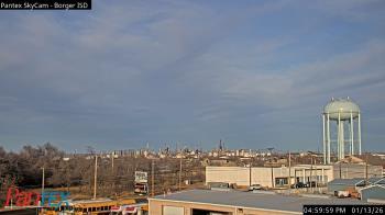 Weather camera view of Borger ISD.
