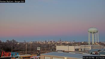 Weather camera view of Borger ISD.