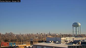 Weather camera view of Borger ISD.