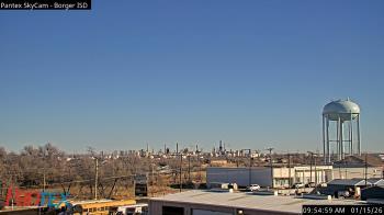 Weather camera view of Borger ISD.