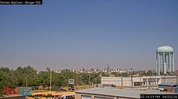 Weather camera view of Borger ISD.