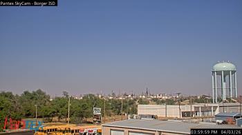 Weather camera view of Borger ISD.