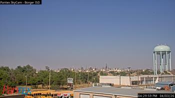 Weather camera view of Borger ISD.