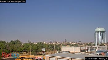 Weather camera view of Borger ISD.