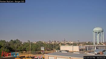 Weather camera view of Borger ISD.