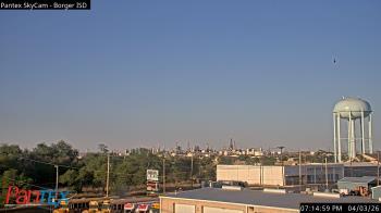 Weather camera view of Borger ISD.