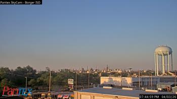 Weather camera view of Borger ISD.
