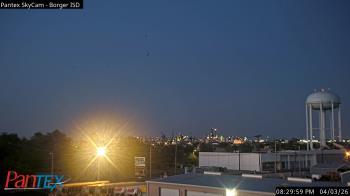 Weather camera view of Borger ISD.