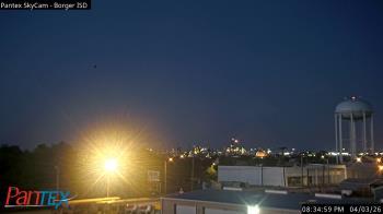 Weather camera view of Borger ISD.