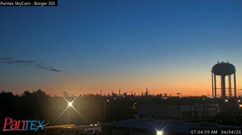 Weather camera view of Borger ISD.