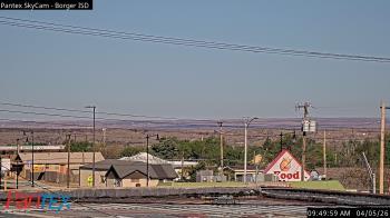 Weather camera view of Borger ISD.