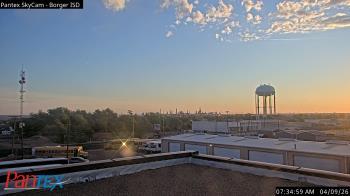 Weather camera view of Borger ISD.
