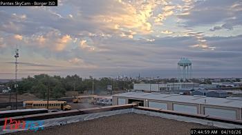 Weather camera view of Borger ISD.