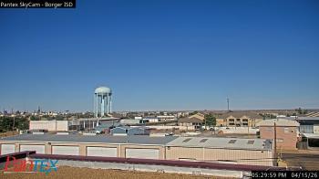 Weather camera view of Borger ISD.