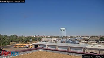 Weather camera view of Borger ISD.