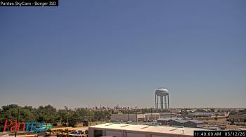 Weather camera view of Borger ISD.