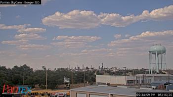 Weather camera view of Borger ISD.
