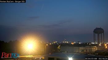 Weather camera view of Borger ISD.