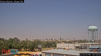 Weather camera view of Borger ISD.