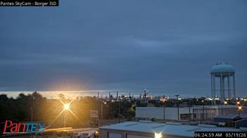 Weather camera view of Borger ISD.